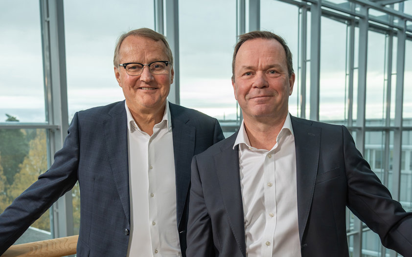 Chair Rune Bjerke and President & CEO Eivind Kallevik