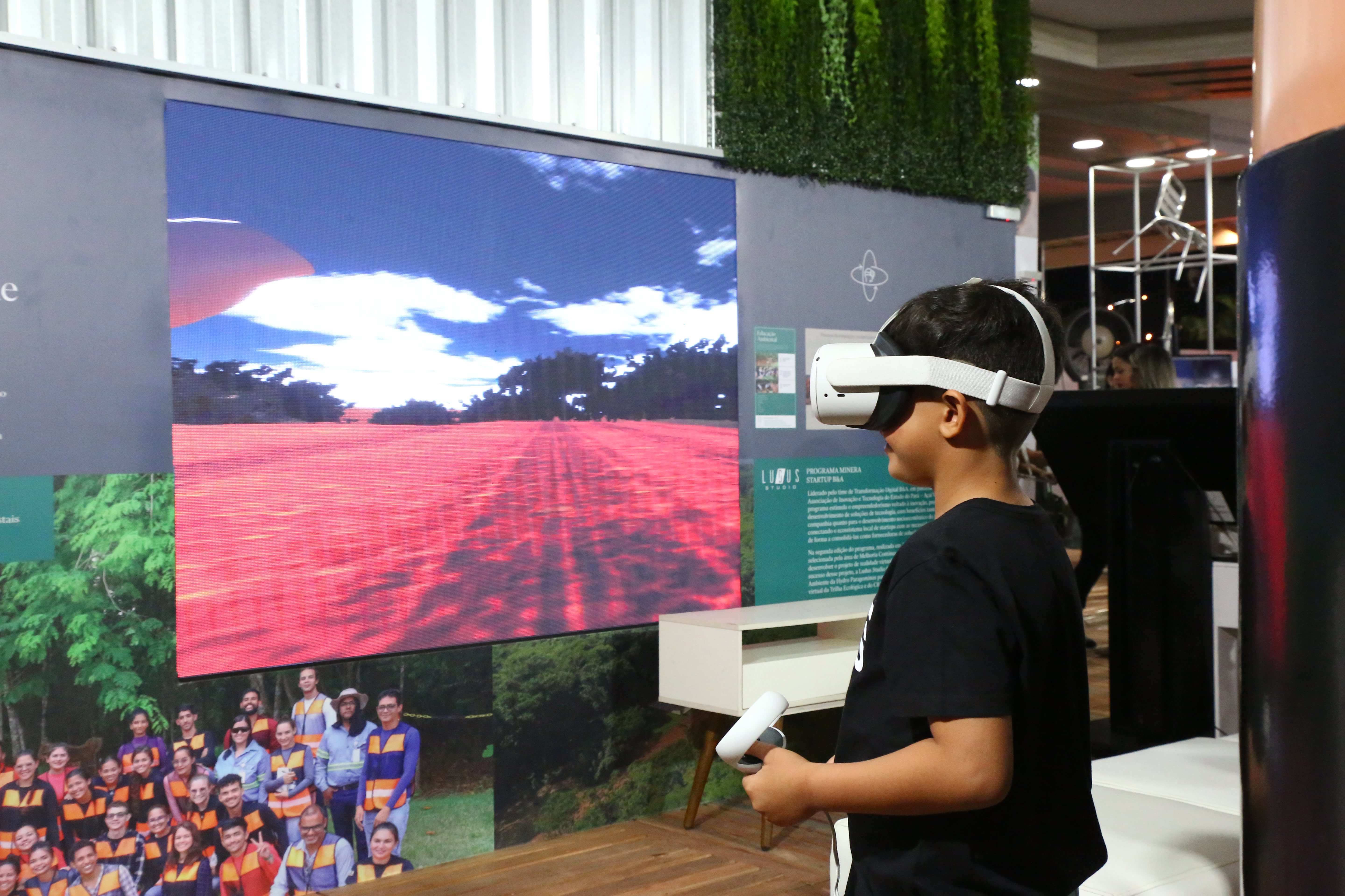 a boy playing video games