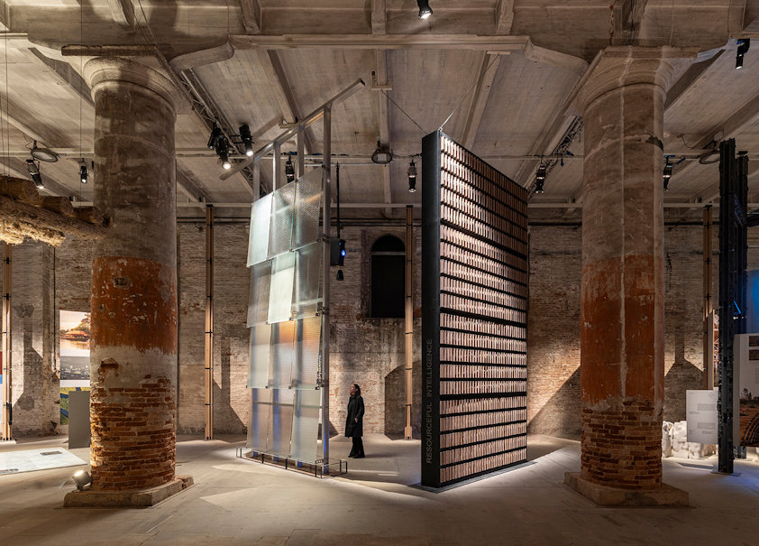 a person walking in a large building a person walking in a large building