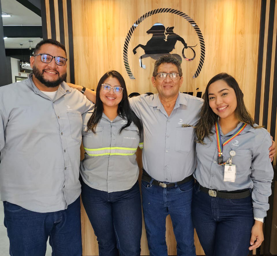 a group of people posing for a photo