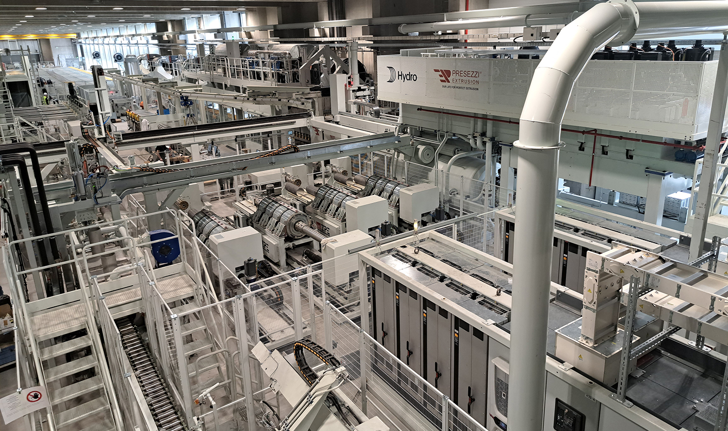 a factory with several machines