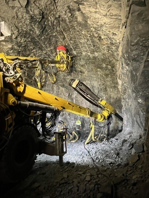 a machine with a gun