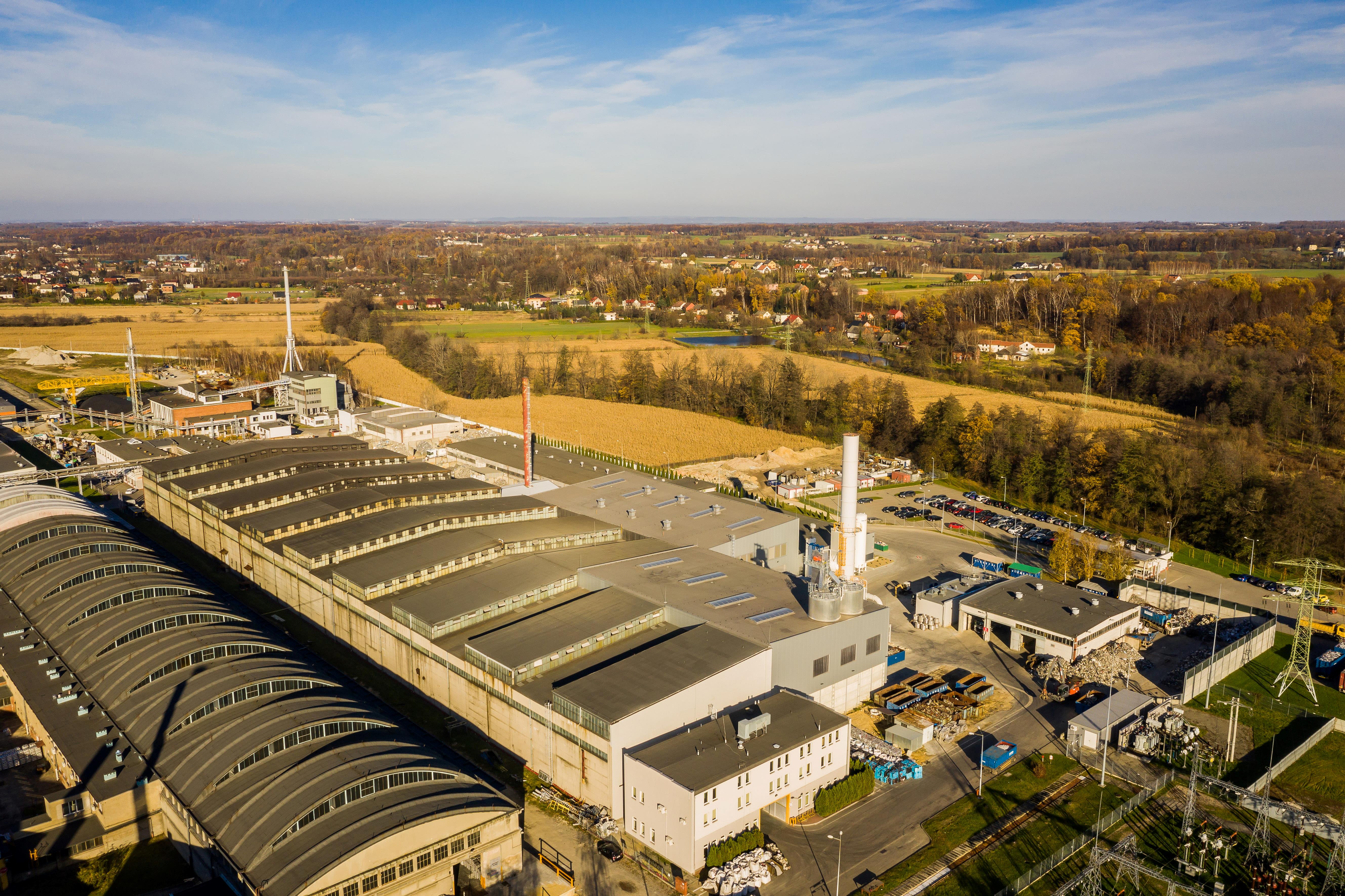 a large building with many roofs