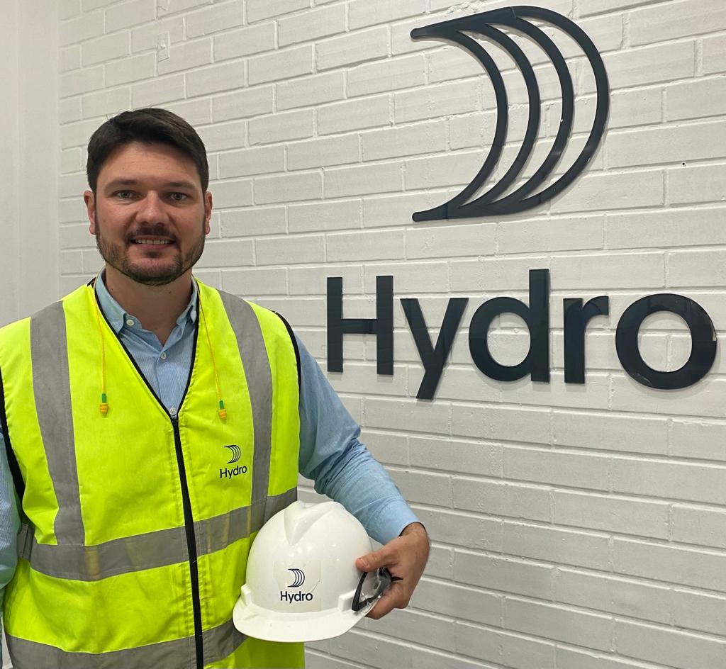 a man wearing a safety vest