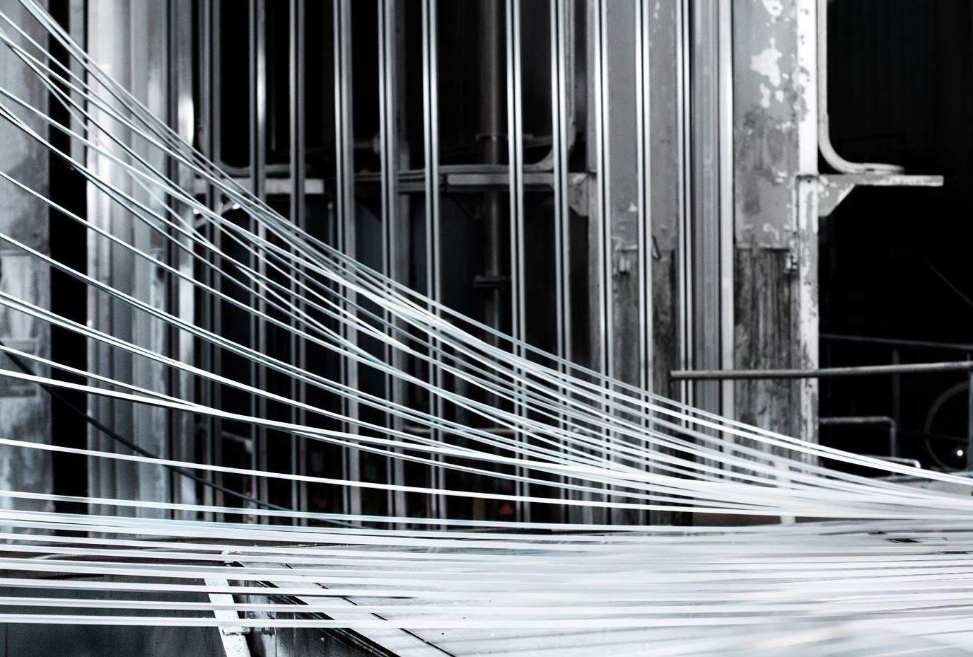 a close-up of a metal gate