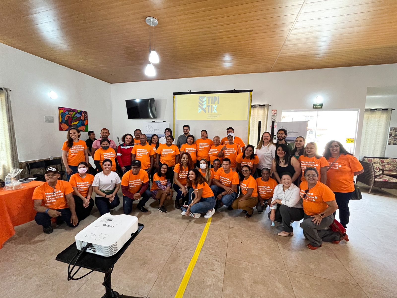 a group of people posing for a photo